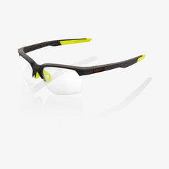 100% Sportcoupe sončna očala Soft Tact Cool Grey, Photochromic Lens, OS