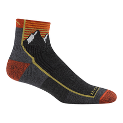 Darn Tough Hiker 1/4 Midweight κάλτσες πεζοπορίας με ενίσχυση, Mountain Gray