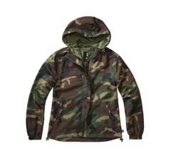 Brandit Summer Frontzip Windbreaker ženska jakna, Woodland