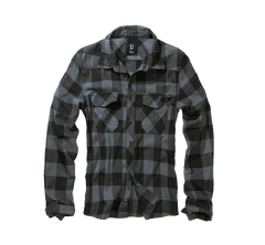 Brandit Checkshirt πουκάμισο, γκρι μαύρο