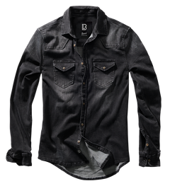 Brandit Riley denim srajca, črna