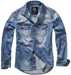 Brandit Riley denim srajca, modra
