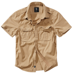 Brandit Vintage мъжка риза с къс ръкав 1/2, Khaki