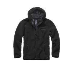 Brandit Teddyfleece Worker яке флисово с качулка, черно