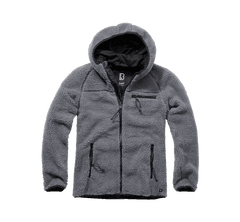Brandit Worker яке флисов суитшърт с качулка Teddyfleece, антрацит