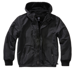 Brandit Windbreaker Frontzip детско яке, черно