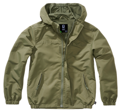 Brandit Summer Frontzip Windbreaker παιδικό μπουφάν, λαδί