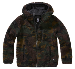 Brandit Teddy kids' fleece jacket, woodland