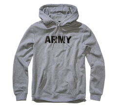 Brandit Army pulover s kapuco, siva melanž
