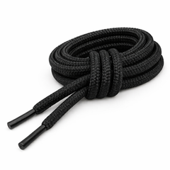 WARAGOD Warstrap Round Κορδόνια Παπουτσιών, μαύρο