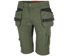 Bennon Erebos Work Shorts, Green/Black