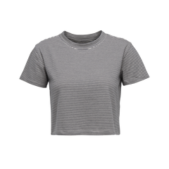 Black Diamond BD Stripe дамска тениска с къс ръкав, off white-charcoal
