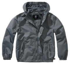 Brandit Summer Frontzip Windbreaker παιδικό μπουφάν, anthracite
