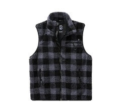 Brandit Teddyfleece елек флисов, черен/сив
