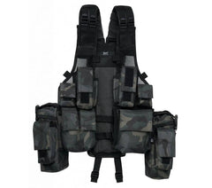 Brandit Αμάνικο Γιλέκο Tactical, darkcamo