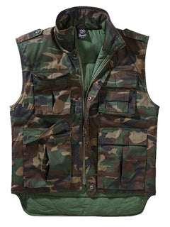 Brandit Ranger insulated vest, Woodland