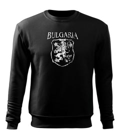 DRAGOWA moški pulover bolgarski grb, črna