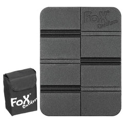 Fox Outdoor Αναδιπλούμενη Θερμική Υπόστρωμα Καθίσματος με Θήκη Molle, Μαύρο