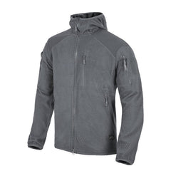 Helikon-Tex ALPHA HOODIE суитшърт Grid Флийс, сива