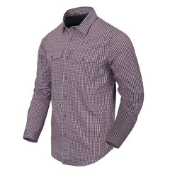 Helikon-Tex риза тактическа за скрито носене, Scarlet Flame Checkered