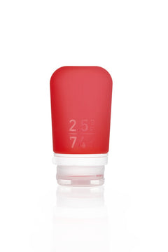 Humangear GoToob+ Σιλικόνη Φιάλη Ταξιδίου 74 ml, Κόκκινο