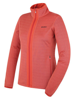 HUSKY Artic Zip γυναικείο φούτερ με φερμουάρ, κόκκινο