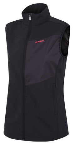 HUSKY Salien γυναικείο γιλέκο softshell, μαύρο