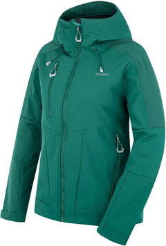 HUSKY Sevan дамско softshell яке, тъмно зелено