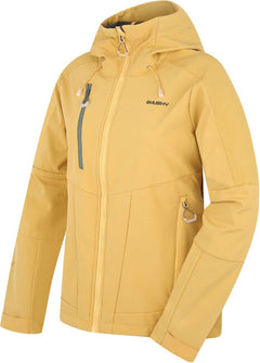 HUSKY Sevan дамско softshell яке, жълто