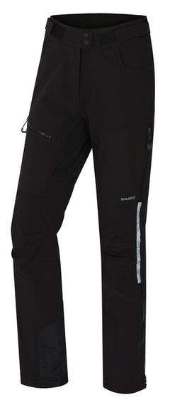 HUSKY Keson γυναικείο softshell παντελόνι, μαύρο