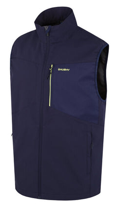 HUSKY Salien men's softshell vest M, dark blue