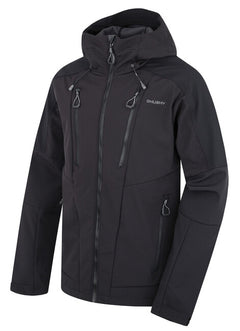 HUSKY Sevan men's softshell jacket, black