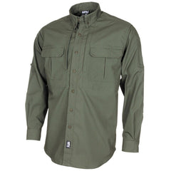 MFH Professional Attack Long Sleeve T-Shirt, Teflon Coated, OD Green