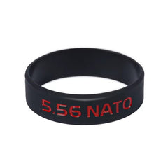 Leguon Volt gumeni trak za označevanje nabojnika 5.56 mm, črno-rdeč