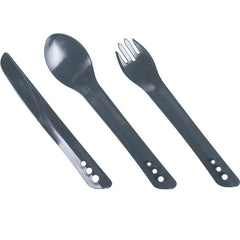 Lifeventure Ellipse прибори пластови Cutlery Set, графитен