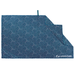 Lifeventure Printed SoftFibre Trek Towel veliki prt, mornarsko modra