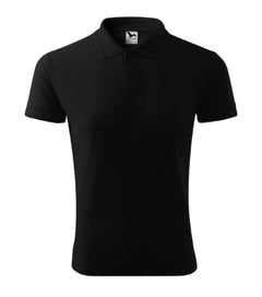 Malfini Pique ανδρικό πόλο μπλουζάκι Polo, μαύρο
