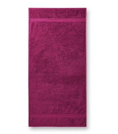 Malfini Terry Bath Towel памучна кърпа 70x140cm, фуксия червена