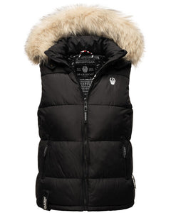 Marikoo Eisflockchen women's vest, black