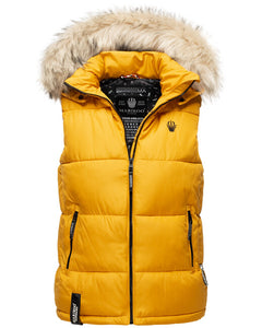 Marikoo Eisflockchen women's vest, yellow