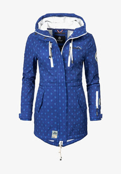 Marikoo ZIMTZICKE P women's softshell jacket with hood, winter