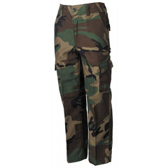 MFH BDU παιδικό παντελόνι, μοτίβο woodland