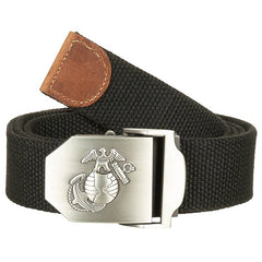 MFH USMC Web Belt pas, ca. 4 cm, črn