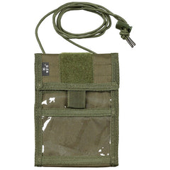 MFH Πορτοφόλι Λαιμού με Κορδόνι, OD green