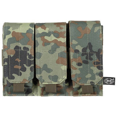 MFH Triple MOLLE Pouch, BW Camo