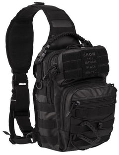Mil-Tec Тактически еднолямирна раница, черна, 10L