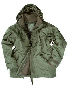 Mil-Tec US Jacket with FLEECE Lining, Olive