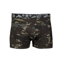 Mil-Tec Skull Men's Boxers 2-Pack, Multitarn Black