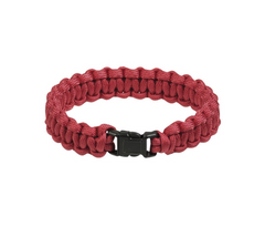 Mil-Tec Survival paracord bracelet 15mm, red