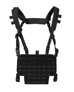 Mil-Tec CHEST RIG Ελαφρύ Τακτικό Γιλέκο με LASER Panel, μαύρο